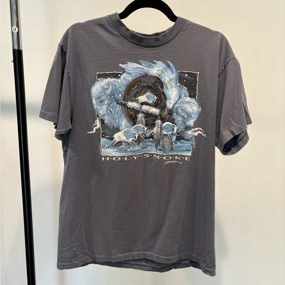 Vintage 90s Holy Smoke Tee L